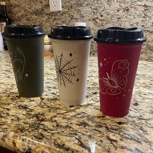 Starbucks Halloween hot drink cups 2019 Set of 3